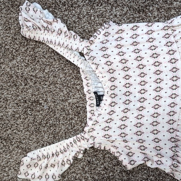 Torrid Tank Top Babydoll Ruffles Size M/L NEW Pink - Picture 6 of 11